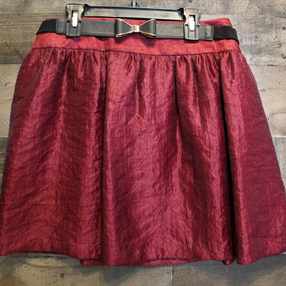 Charlotte Russe Dresses & Skirts - Burgundy skirt Charlotte Russe Dresses & Skirts - Burgundy skirt